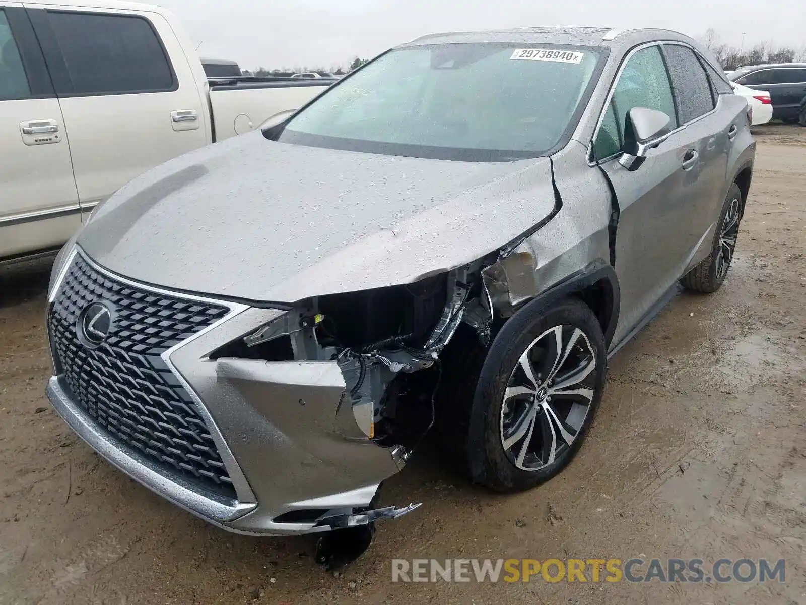 2 Photograph of a damaged car 2T2HZMAA9LC160360 LEXUS RX350 2020