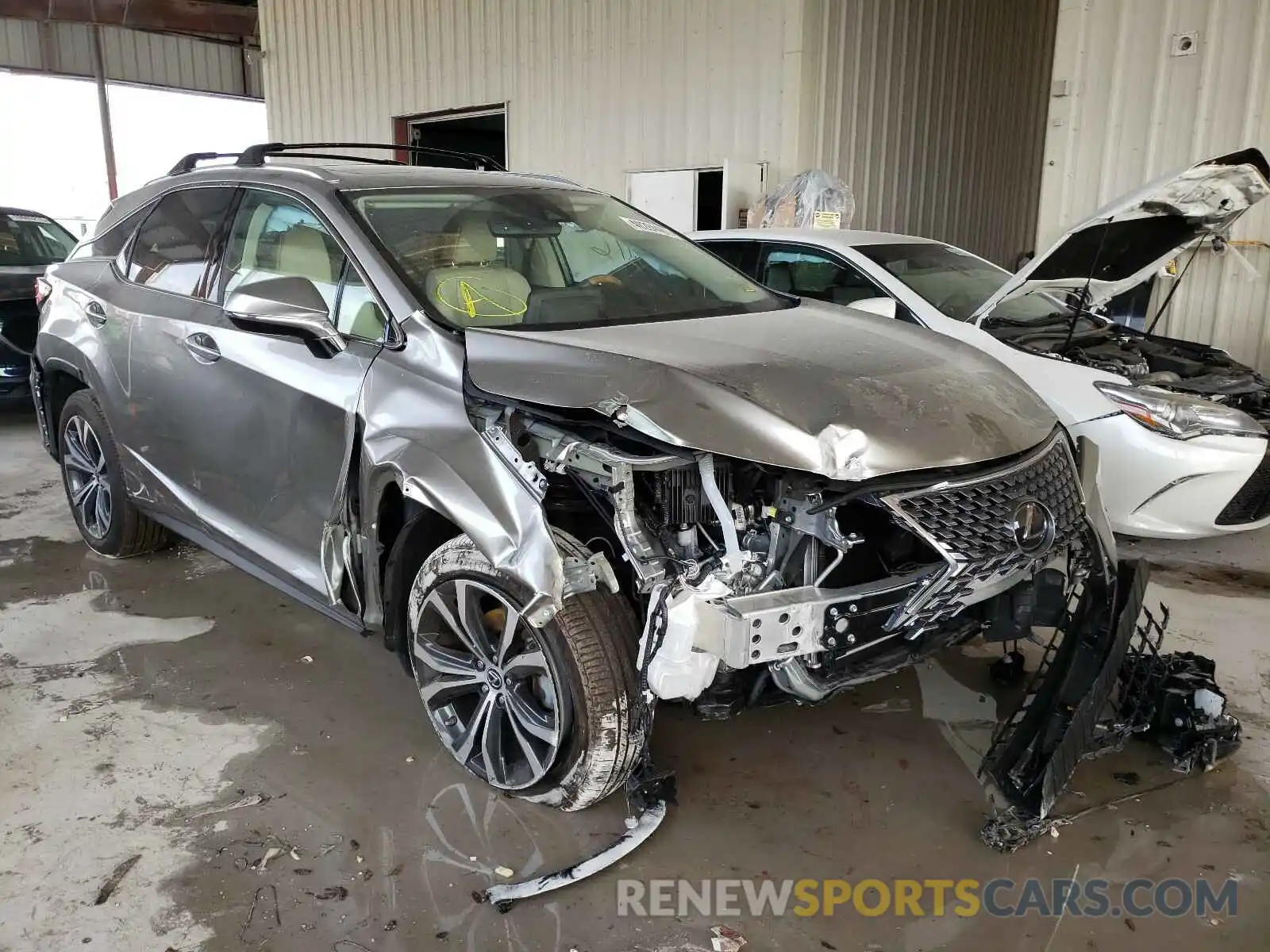 1 Photograph of a damaged car 2T2HZMAA9LC161900 LEXUS RX350 2020