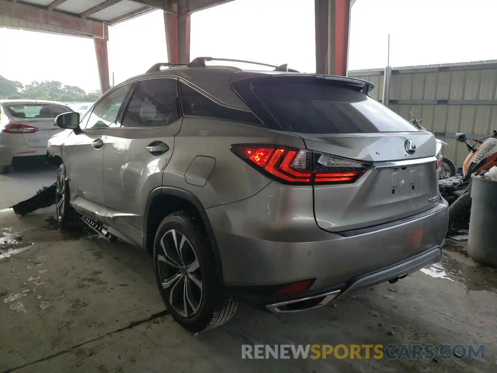 3 Photograph of a damaged car 2T2HZMAA9LC161900 LEXUS RX350 2020