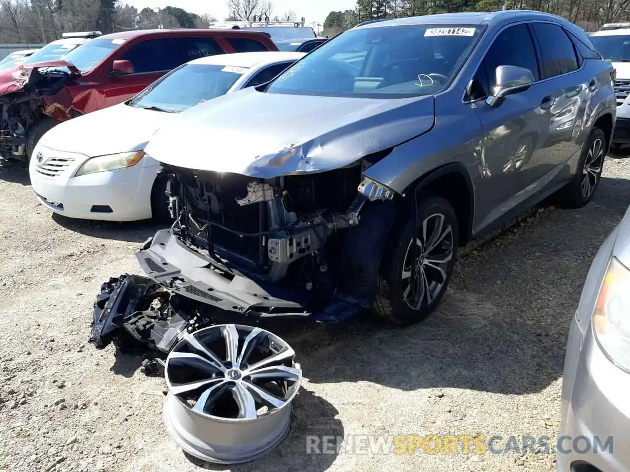 2 Photograph of a damaged car 2T2HZMAA9LC163243 LEXUS RX350 2020