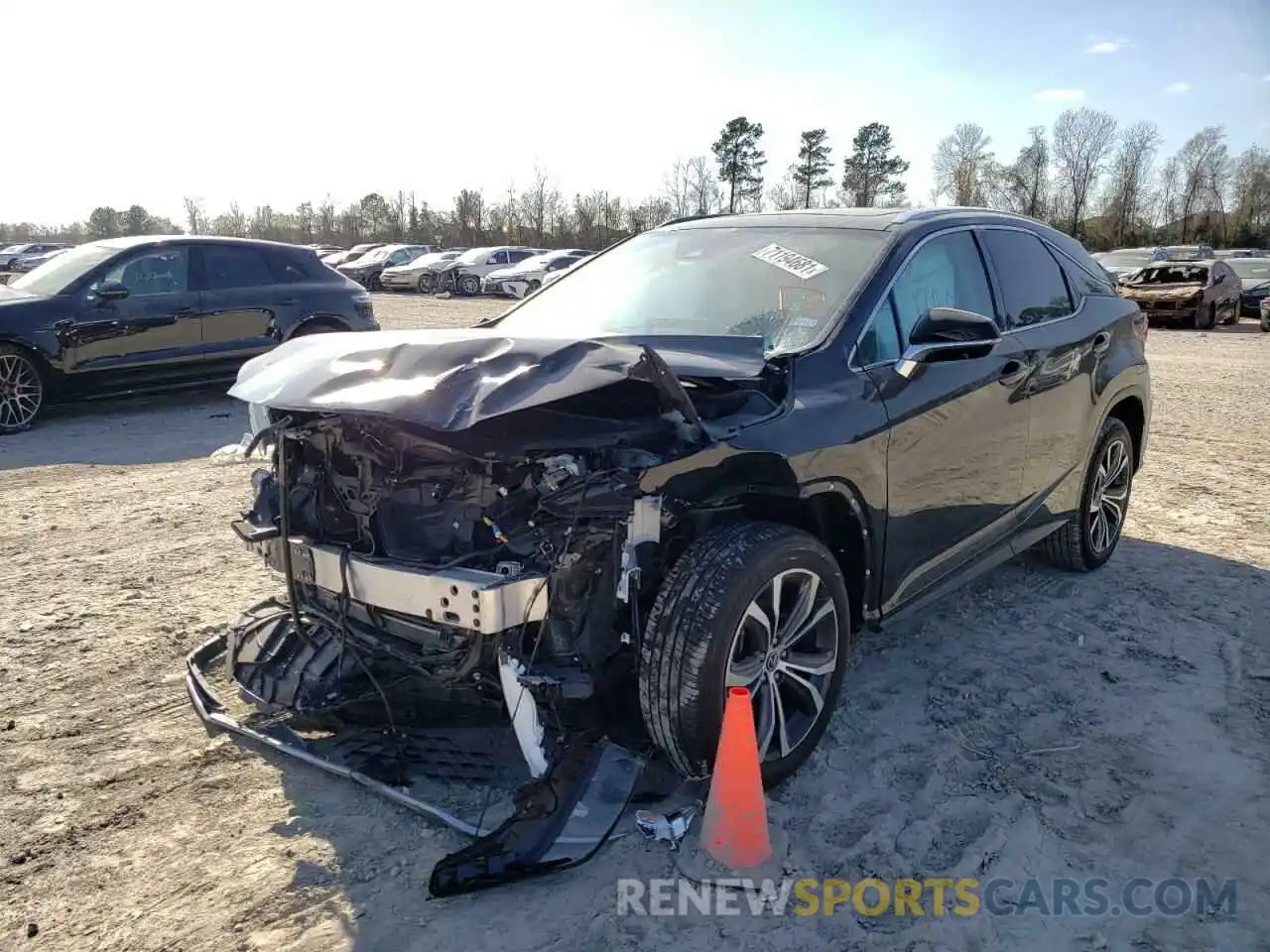 2 Photograph of a damaged car 2T2HZMAA9LC165056 LEXUS RX350 2020