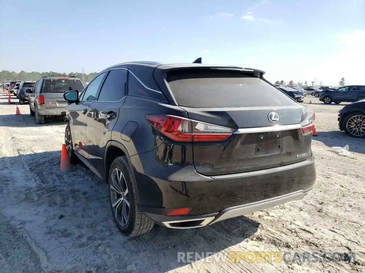 3 Фотография поврежденного автомобиля 2T2HZMAA9LC165056 LEXUS RX350 2020