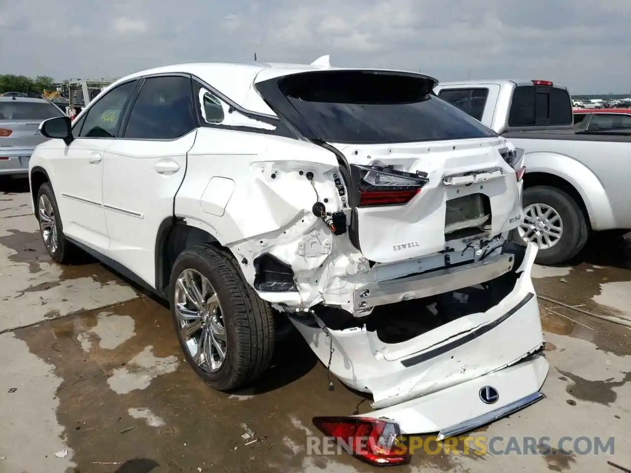 3 Фотография поврежденного автомобиля 2T2HZMAA9LC176056 LEXUS RX350 2020