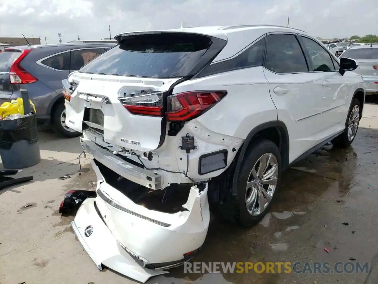 4 Photograph of a damaged car 2T2HZMAA9LC176056 LEXUS RX350 2020