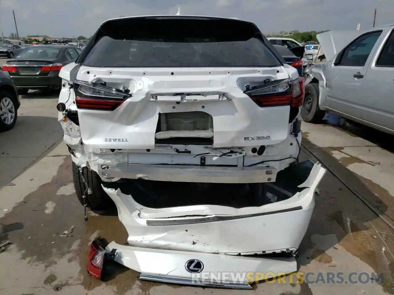 9 Фотография поврежденного автомобиля 2T2HZMAA9LC176056 LEXUS RX350 2020