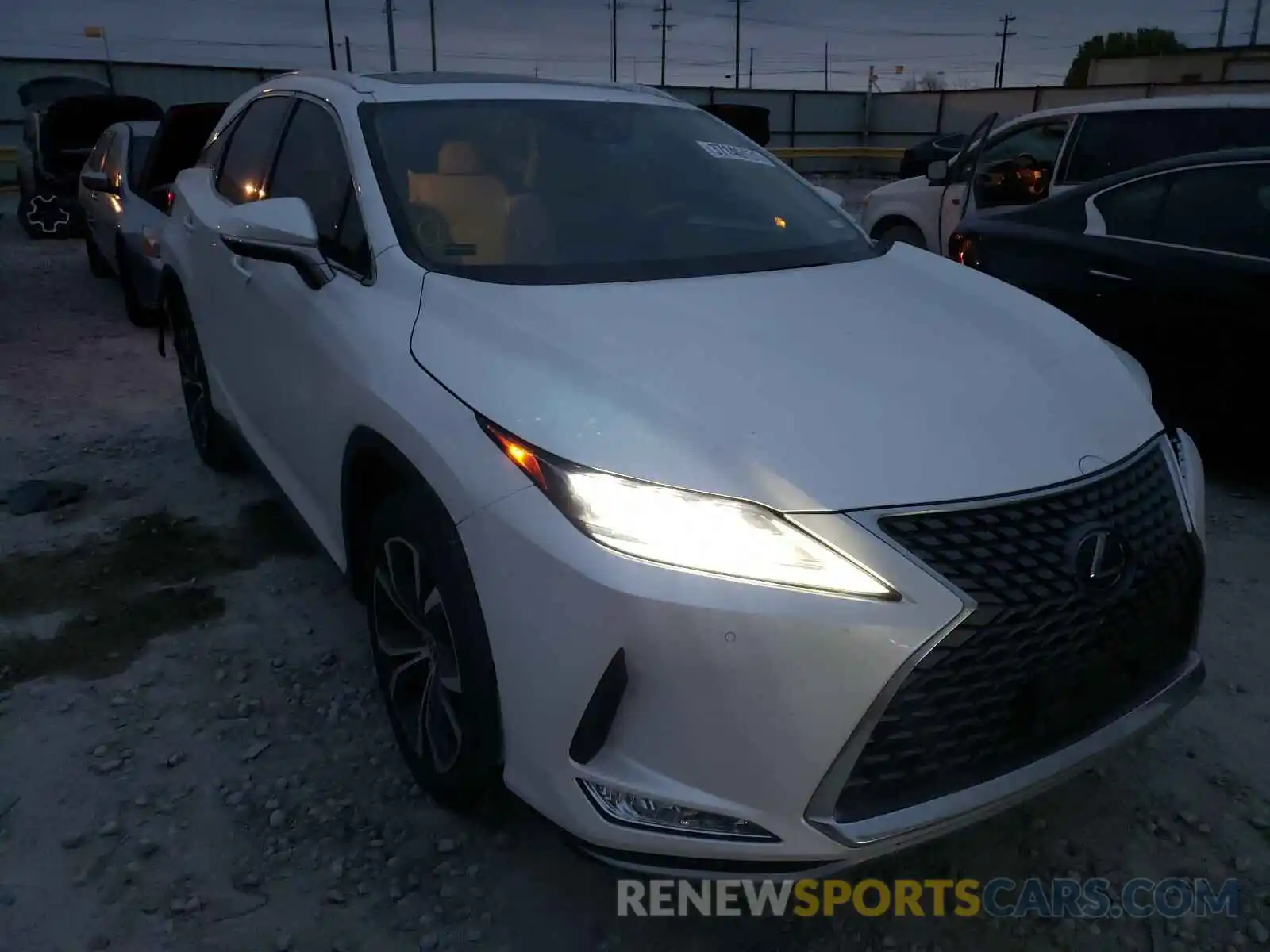 1 Photograph of a damaged car 2T2HZMAAXLC153269 LEXUS RX350 2020