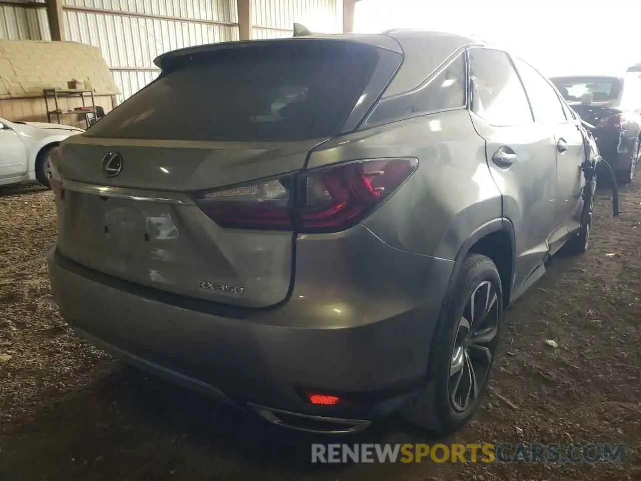 4 Фотография поврежденного автомобиля 2T2HZMAAXLC154454 LEXUS RX350 2020