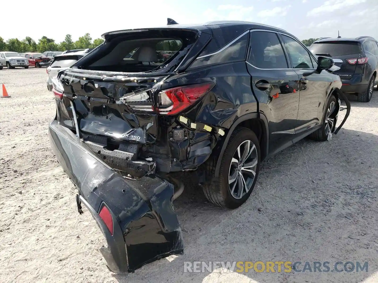 4 Photograph of a damaged car 2T2HZMAAXLC158987 LEXUS RX350 2020