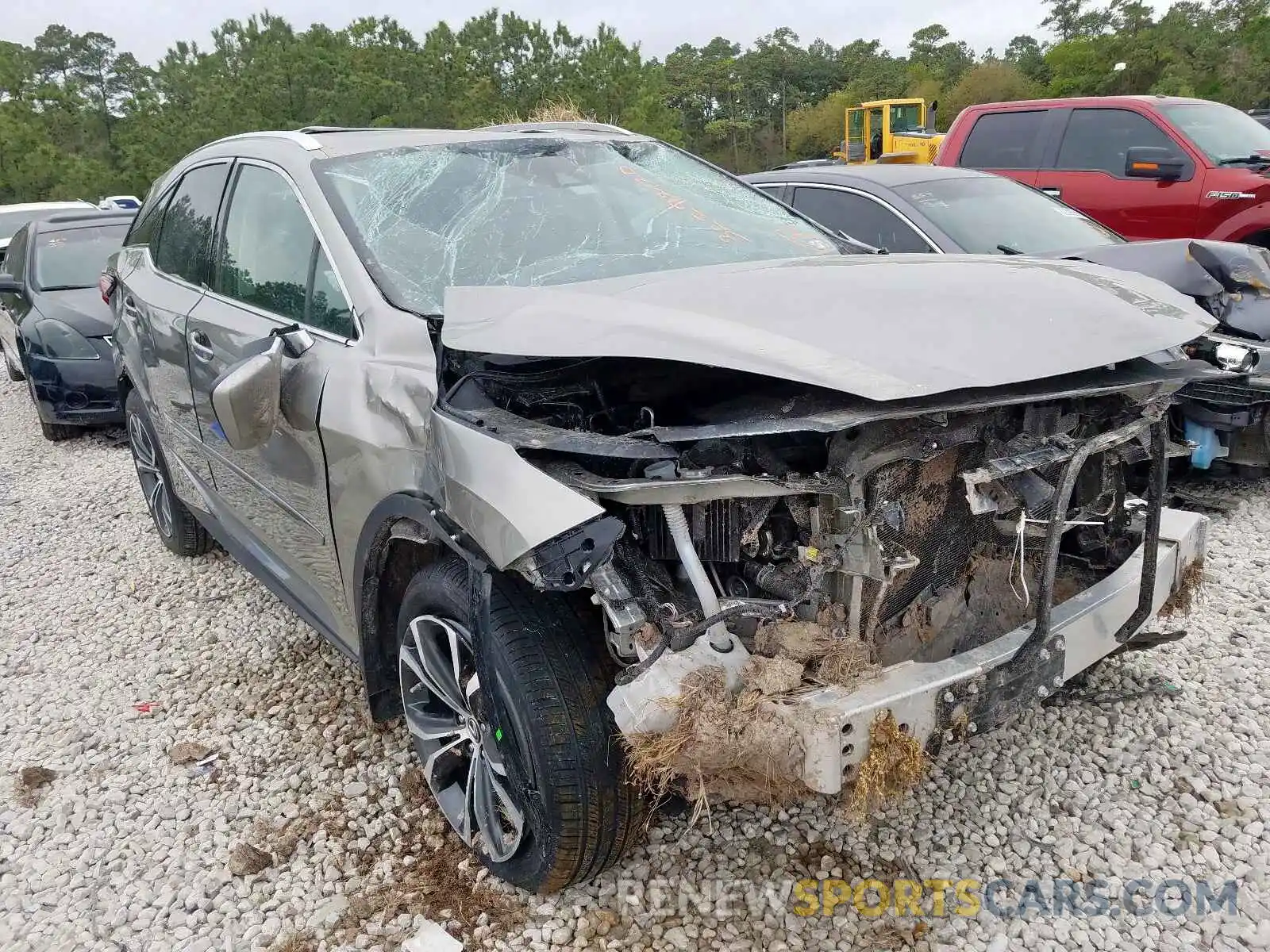 1 Photograph of a damaged car 2T2HZMAAXLC159735 LEXUS RX350 2020