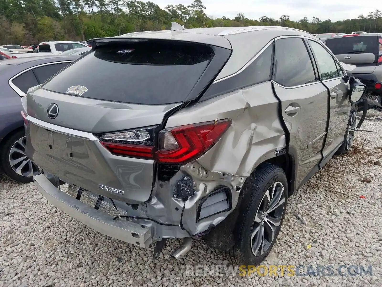 4 Photograph of a damaged car 2T2HZMAAXLC159735 LEXUS RX350 2020