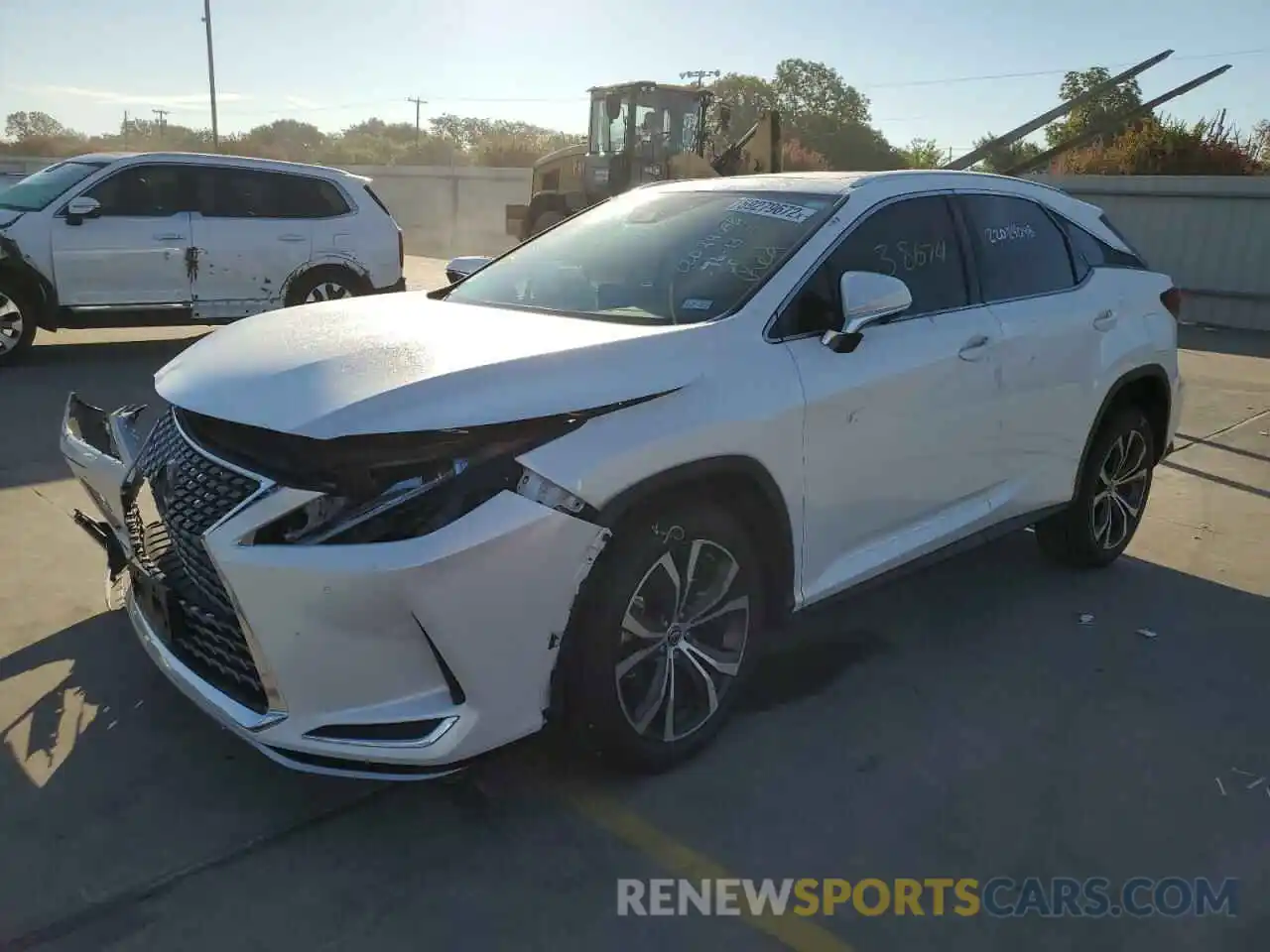 2 Photograph of a damaged car 2T2HZMAAXLC164028 LEXUS RX350 2020