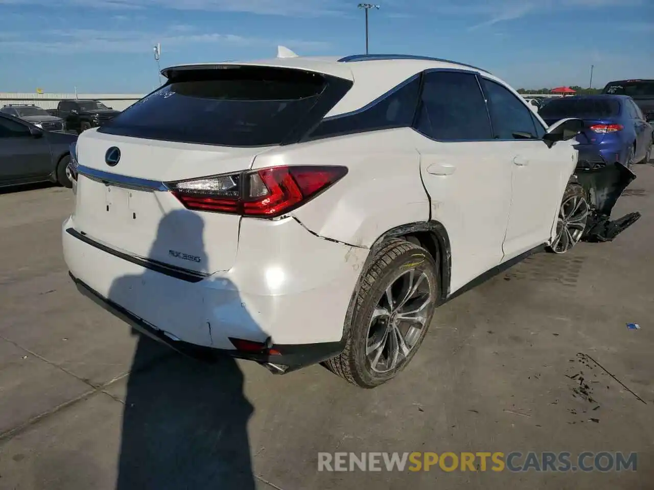 4 Photograph of a damaged car 2T2HZMAAXLC164028 LEXUS RX350 2020