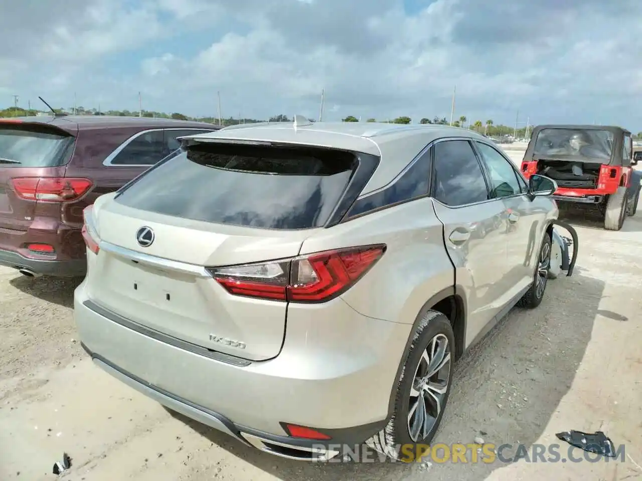 4 Photograph of a damaged car 2T2HZMAAXLC167477 LEXUS RX350 2020