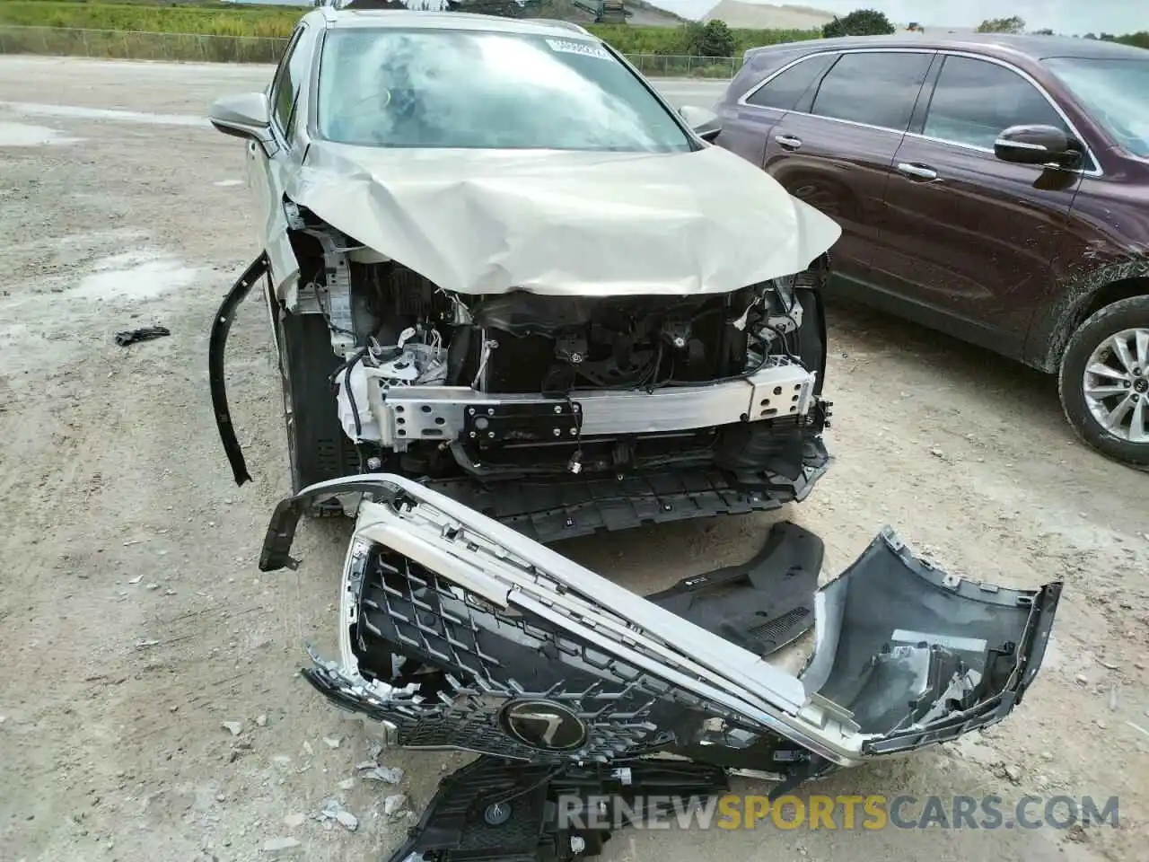 9 Photograph of a damaged car 2T2HZMAAXLC167477 LEXUS RX350 2020