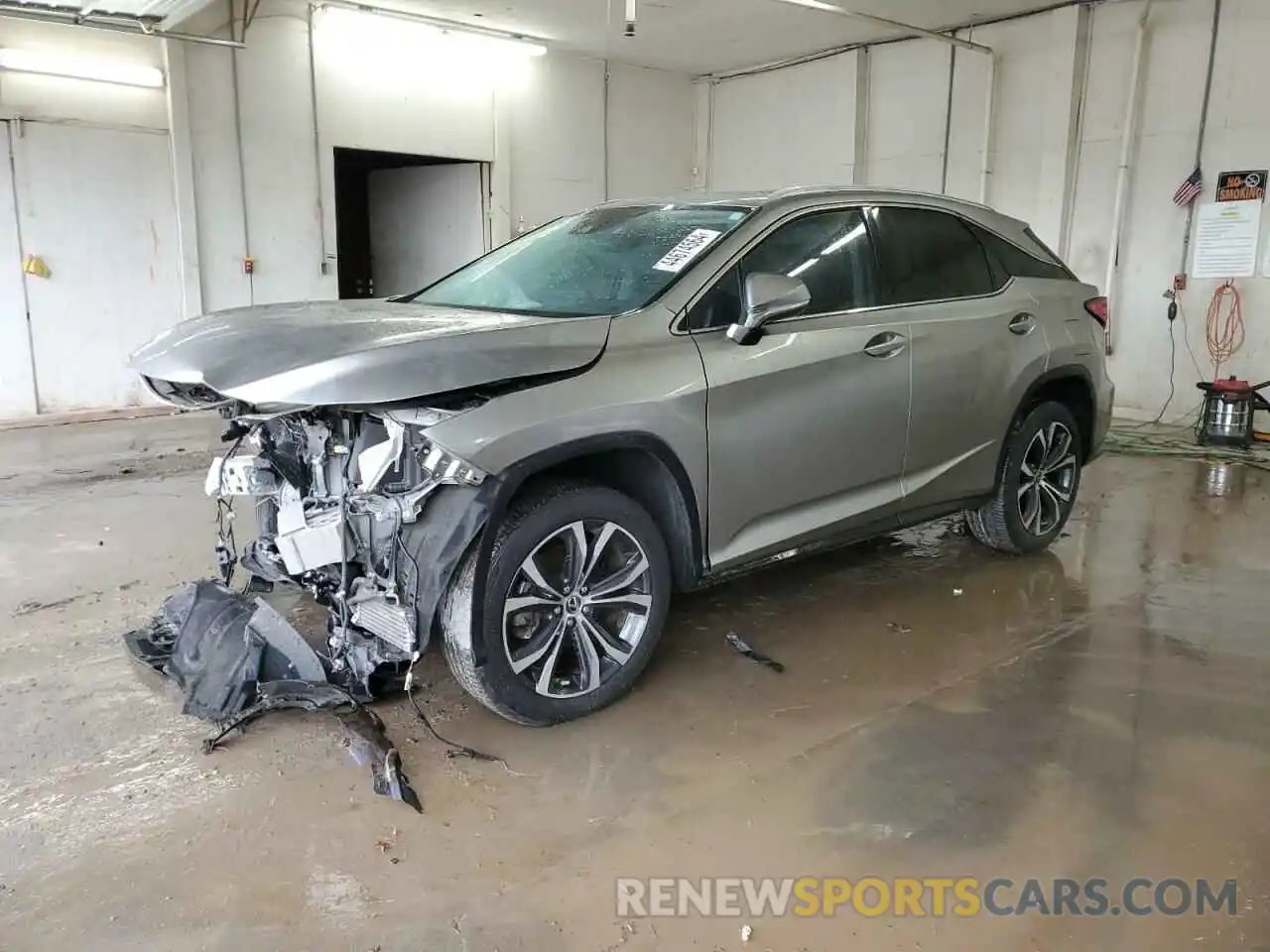 1 Photograph of a damaged car 2T2HZMAAXLC168855 LEXUS RX350 2020