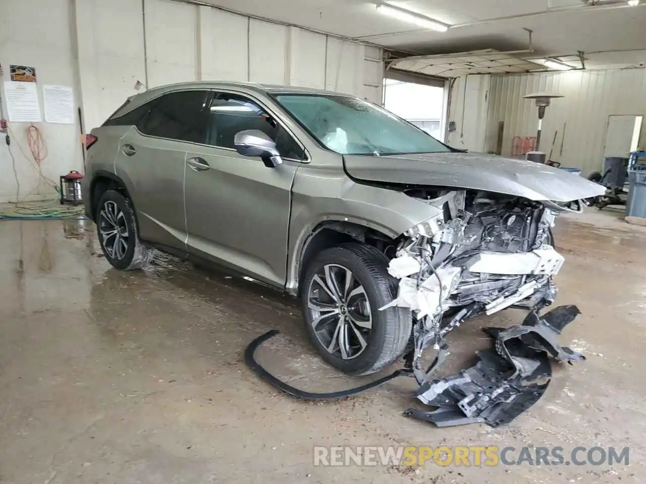 4 Photograph of a damaged car 2T2HZMAAXLC168855 LEXUS RX350 2020