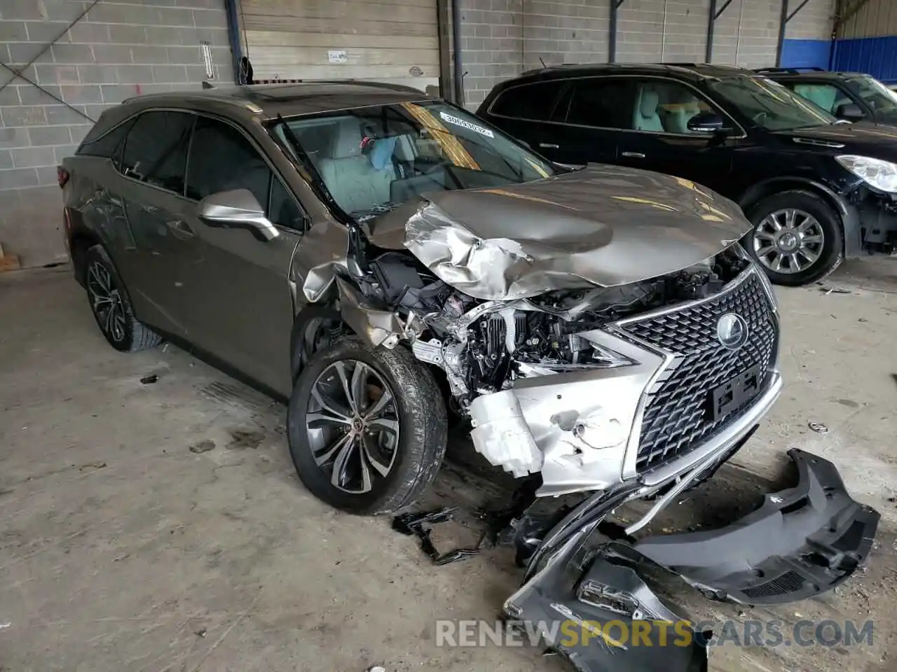 1 Photograph of a damaged car 2T2HZMAAXLC174428 LEXUS RX350 2020