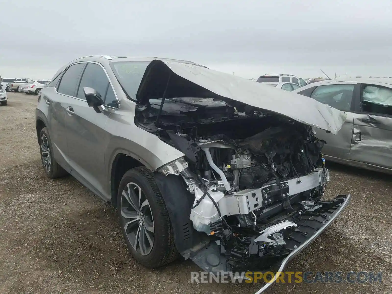 1 Photograph of a damaged car 2T2HZMAAXLC174543 LEXUS RX350 2020