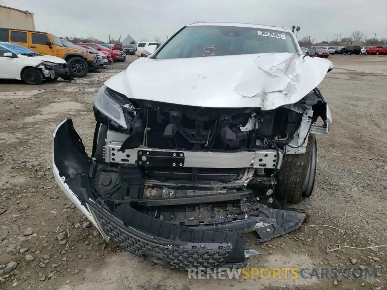 9 Photograph of a damaged car 2T2HZMAAXLC174834 LEXUS RX350 2020