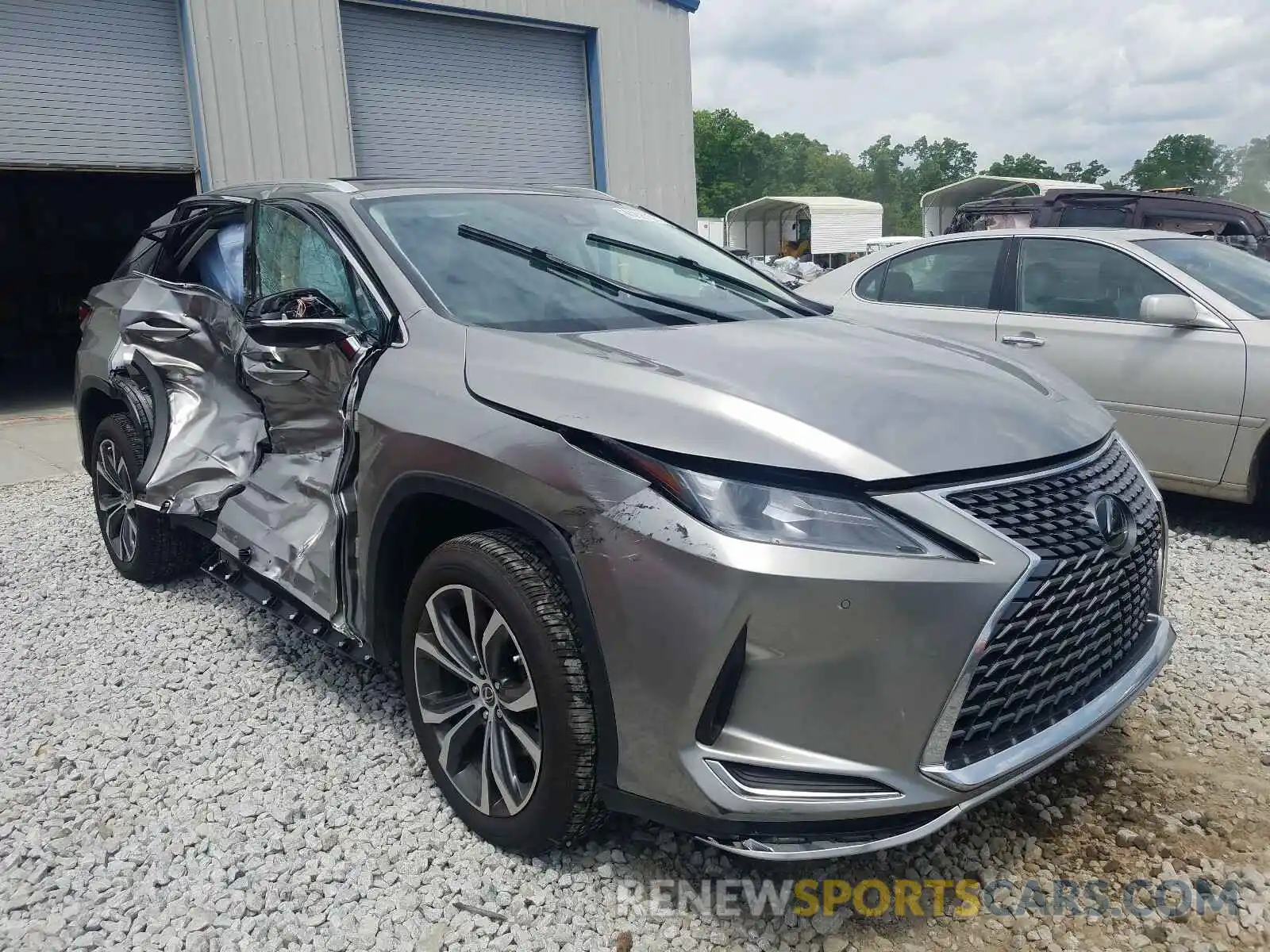 1 Photograph of a damaged car 2T2HZMAAXLC175501 LEXUS RX350 2020