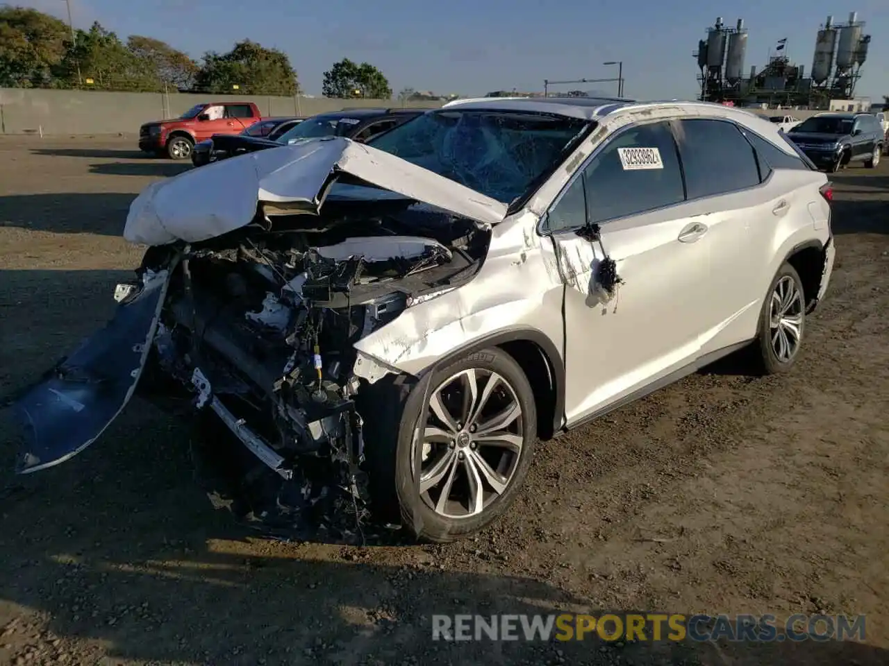 2 Photograph of a damaged car 2T2HZMAAXLC175840 LEXUS RX350 2020