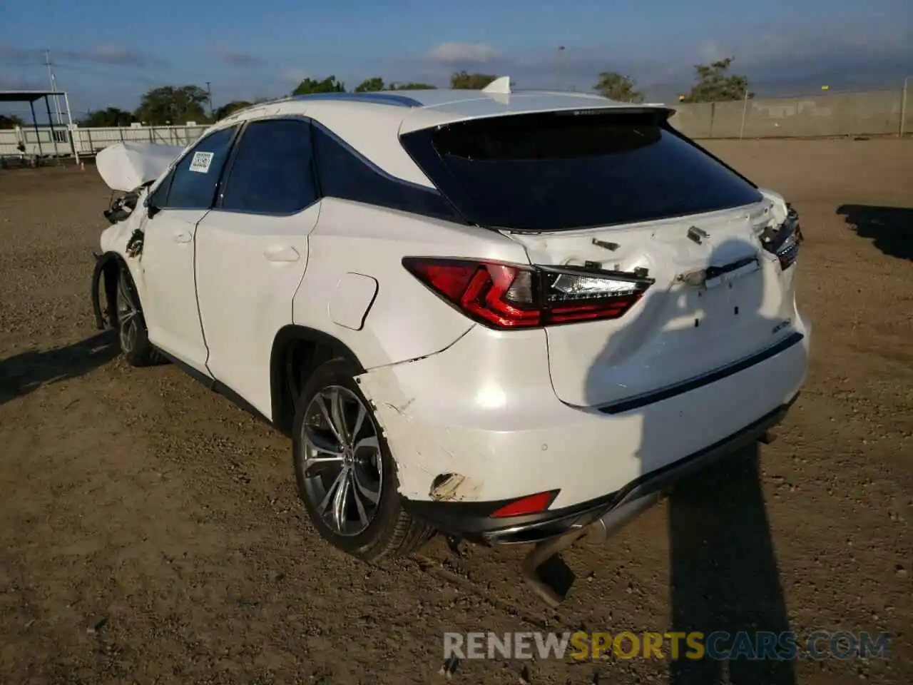 3 Photograph of a damaged car 2T2HZMAAXLC175840 LEXUS RX350 2020