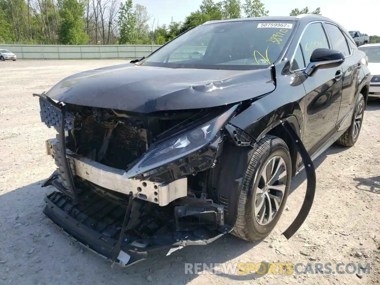 2 Фотография поврежденного автомобиля 2T2HZMDA0LC216052 LEXUS RX350 2020