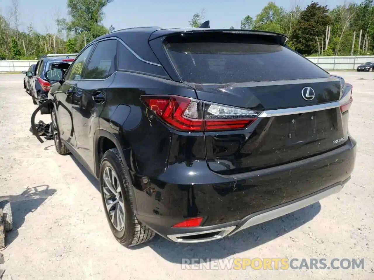 3 Photograph of a damaged car 2T2HZMDA0LC216052 LEXUS RX350 2020