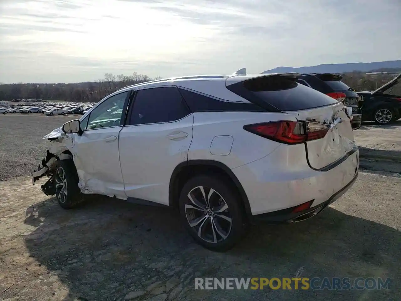 2 Photograph of a damaged car 2T2HZMDA0LC223941 LEXUS RX350 2020