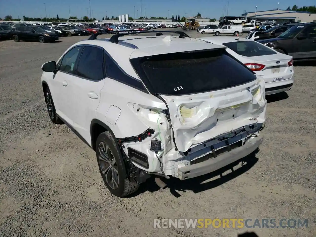 3 Photograph of a damaged car 2T2HZMDA0LC233949 LEXUS RX350 2020