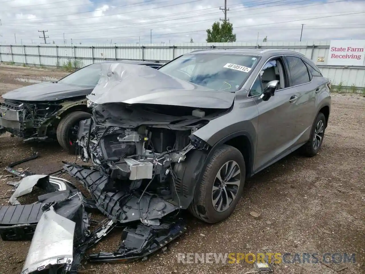 2 Photograph of a damaged car 2T2HZMDA0LC248631 LEXUS RX350 2020