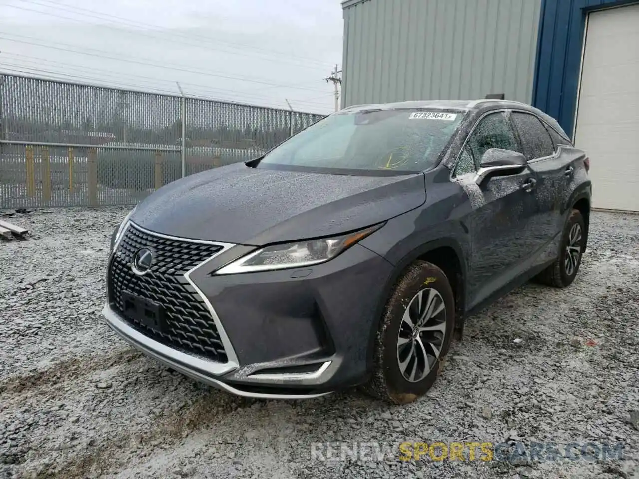 2 Фотография поврежденного автомобиля 2T2HZMDA1LC216061 LEXUS RX350 2020