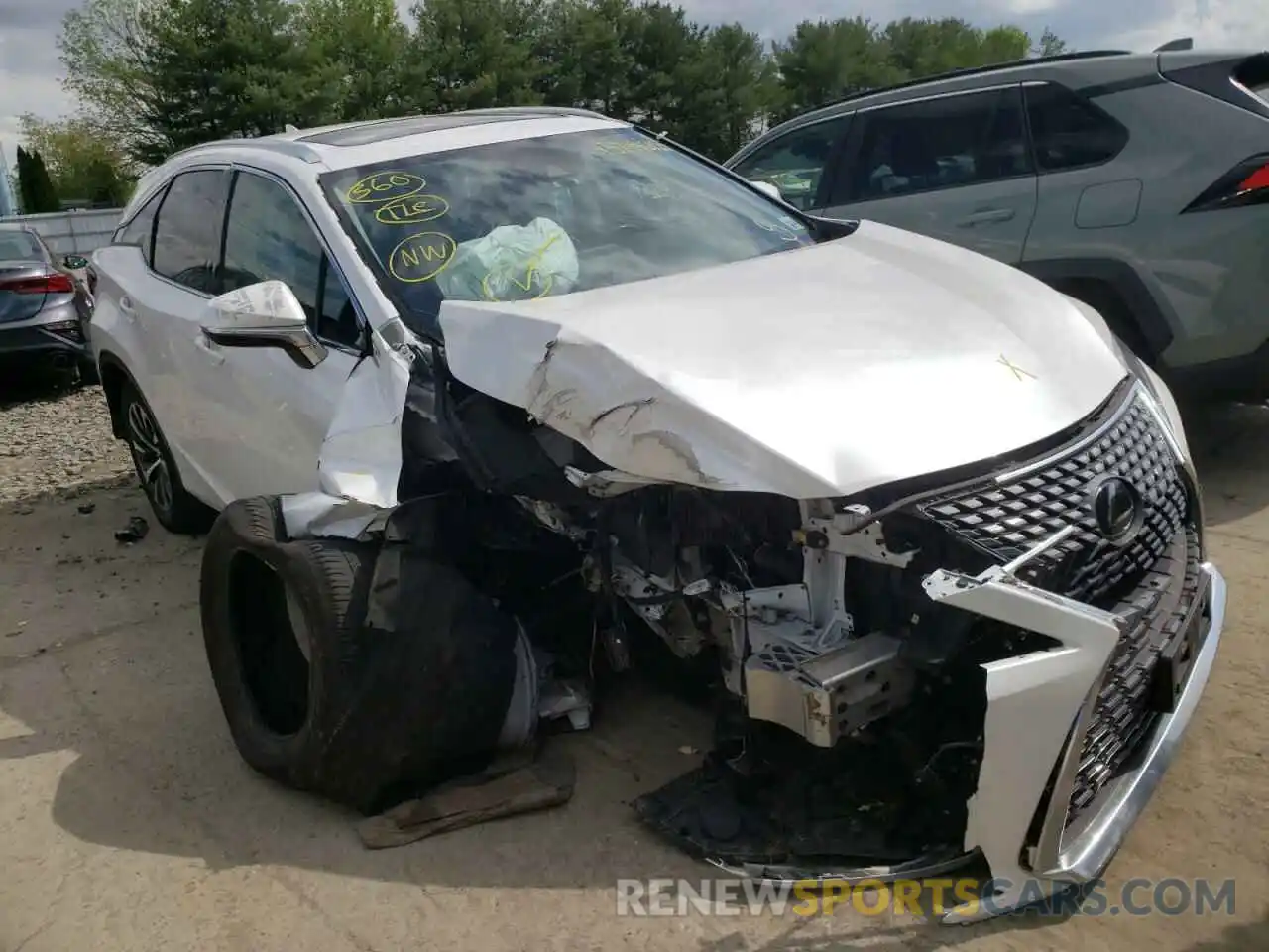 1 Photograph of a damaged car 2T2HZMDA1LC218523 LEXUS RX350 2020