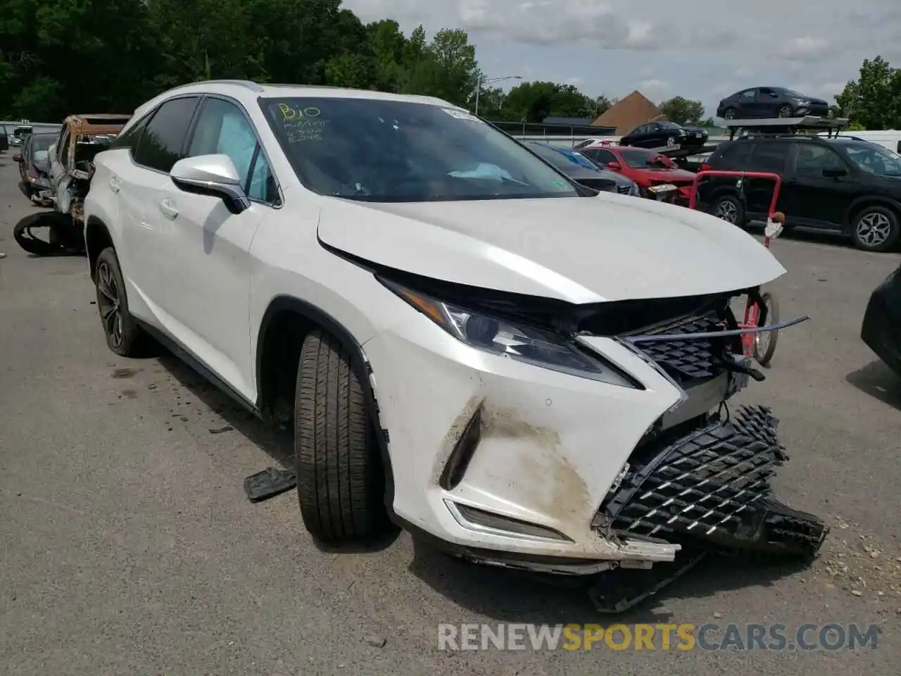 1 Photograph of a damaged car 2T2HZMDA1LC223012 LEXUS RX350 2020