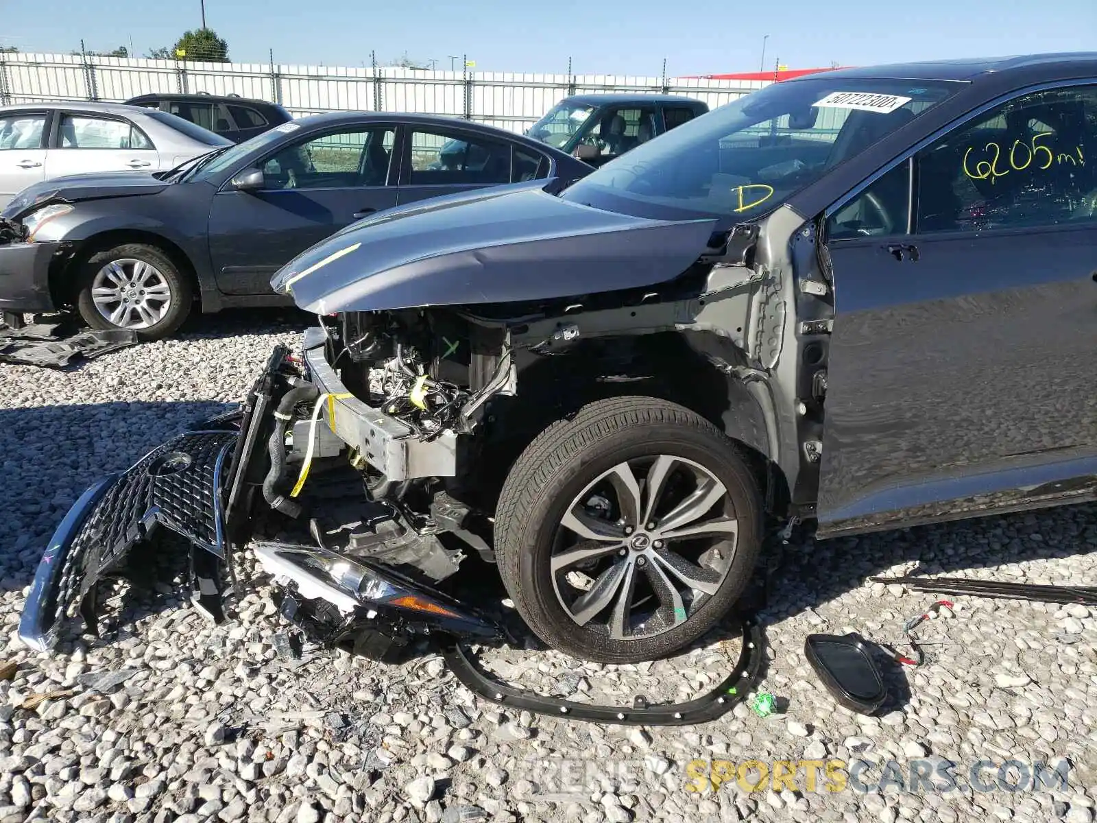 9 Photograph of a damaged car 2T2HZMDA1LC232485 LEXUS RX350 2020
