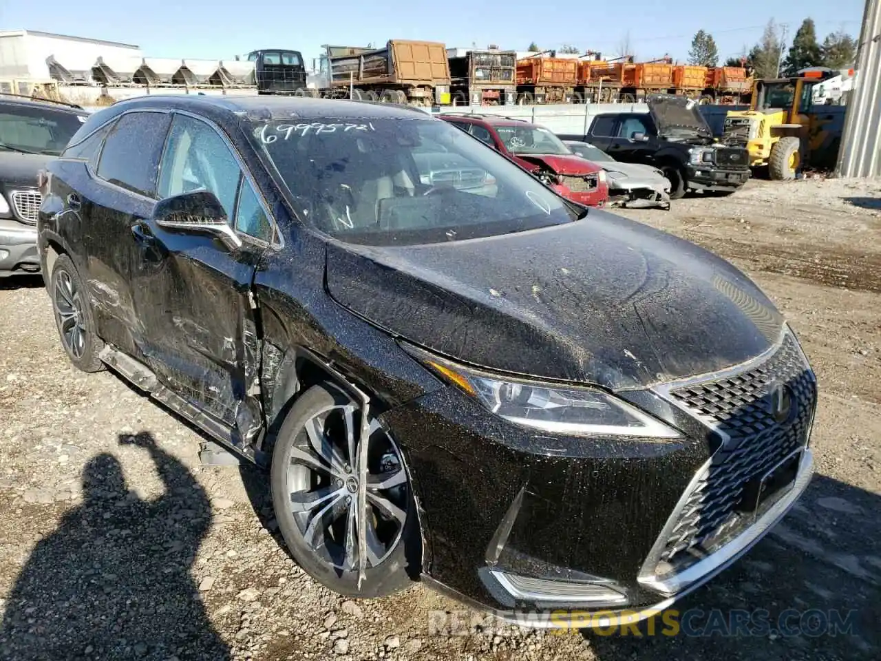 1 Photograph of a damaged car 2T2HZMDA1LC240358 LEXUS RX350 2020