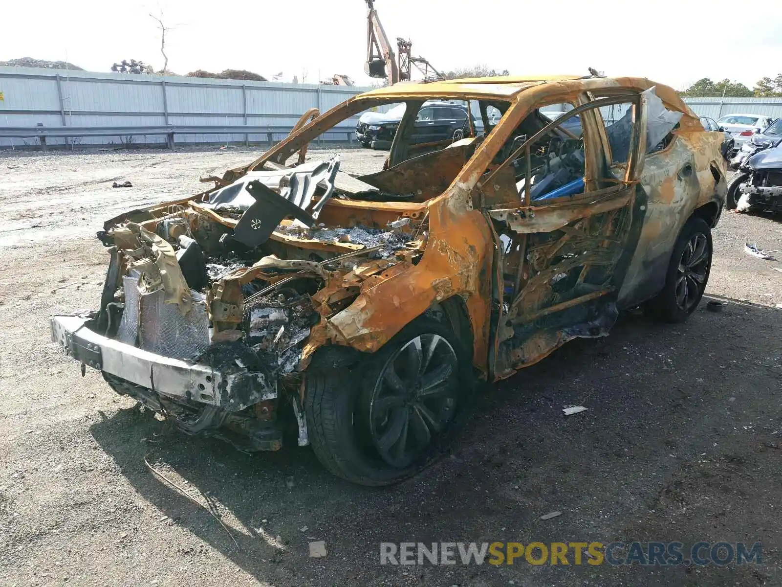 2 Photograph of a damaged car 2T2HZMDA1LC242286 LEXUS RX350 2020