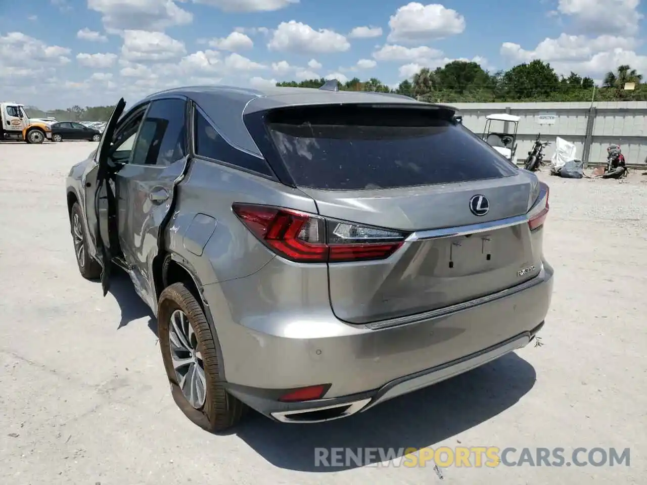 3 Photograph of a damaged car 2T2HZMDA1LC244846 LEXUS RX350 2020