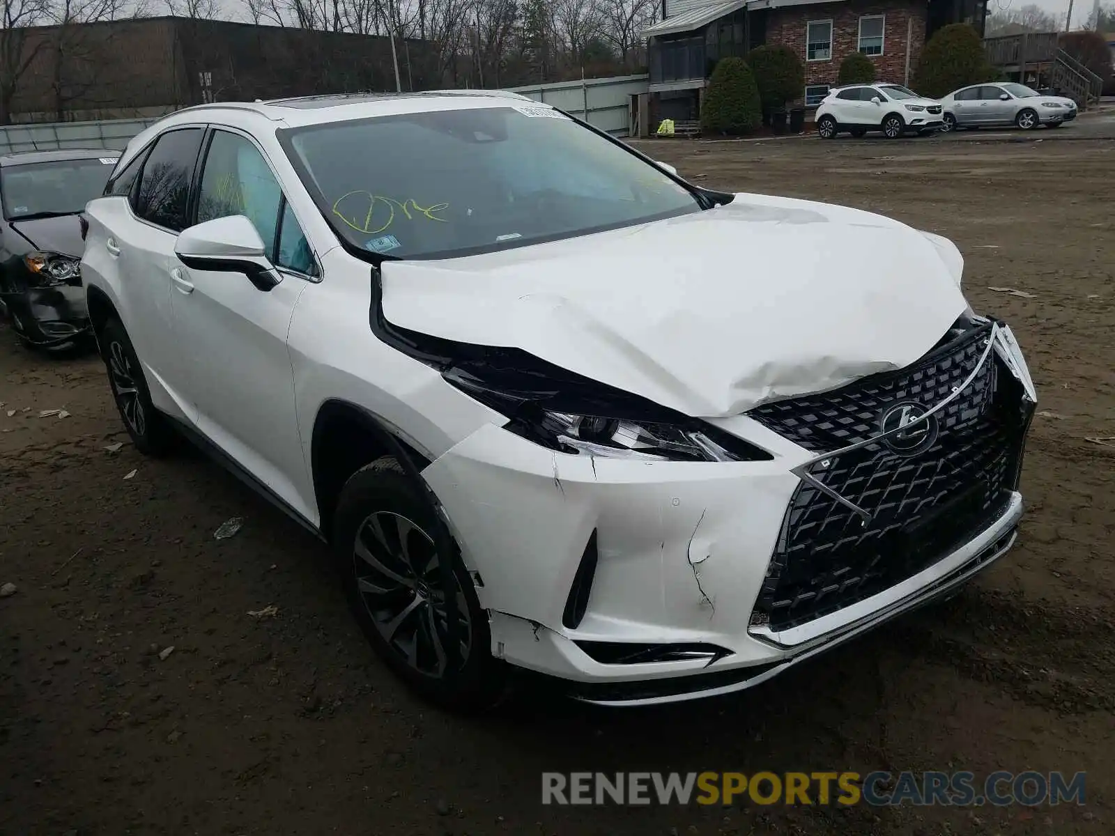 1 Photograph of a damaged car 2T2HZMDA1LC253725 LEXUS RX350 2020