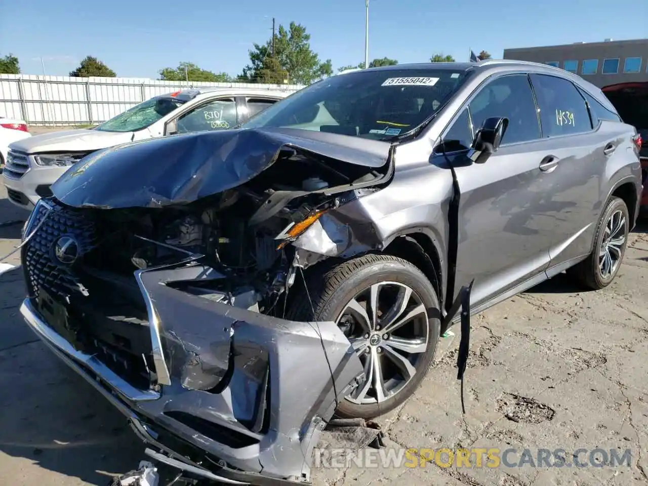 2 Photograph of a damaged car 2T2HZMDA2LC212195 LEXUS RX350 2020