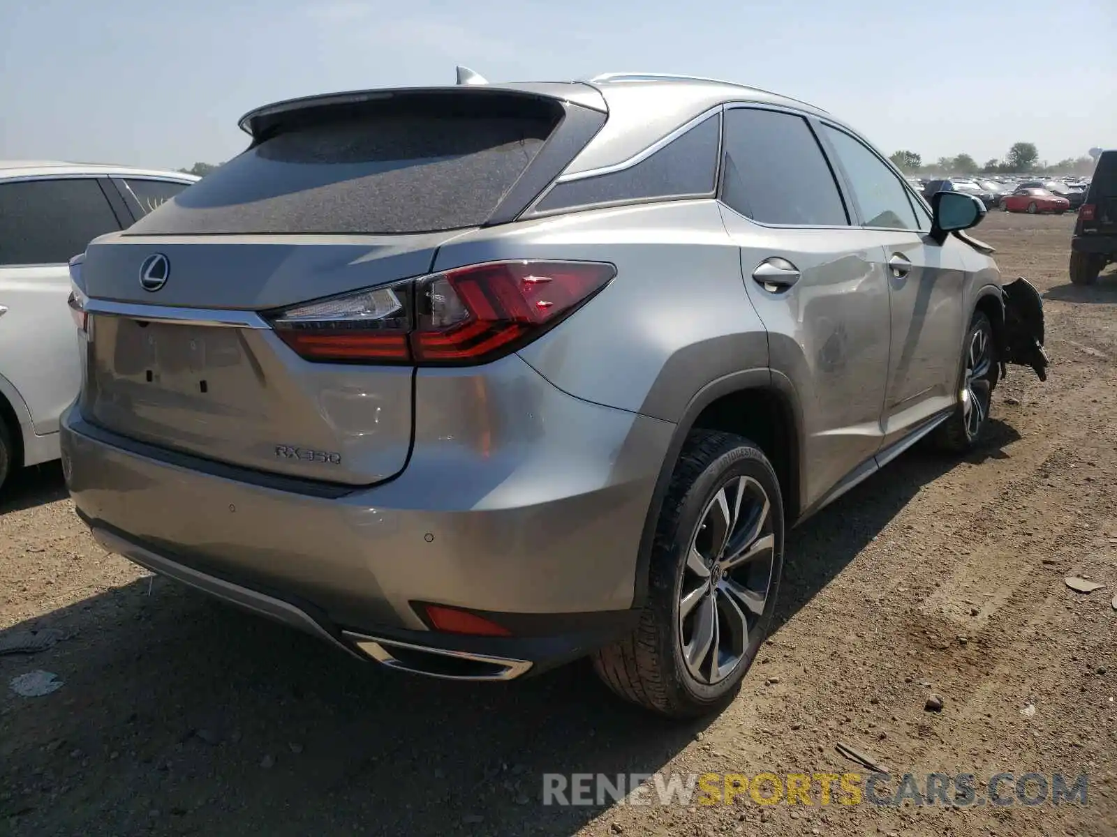 4 Фотография поврежденного автомобиля 2T2HZMDA2LC229885 LEXUS RX350 2020