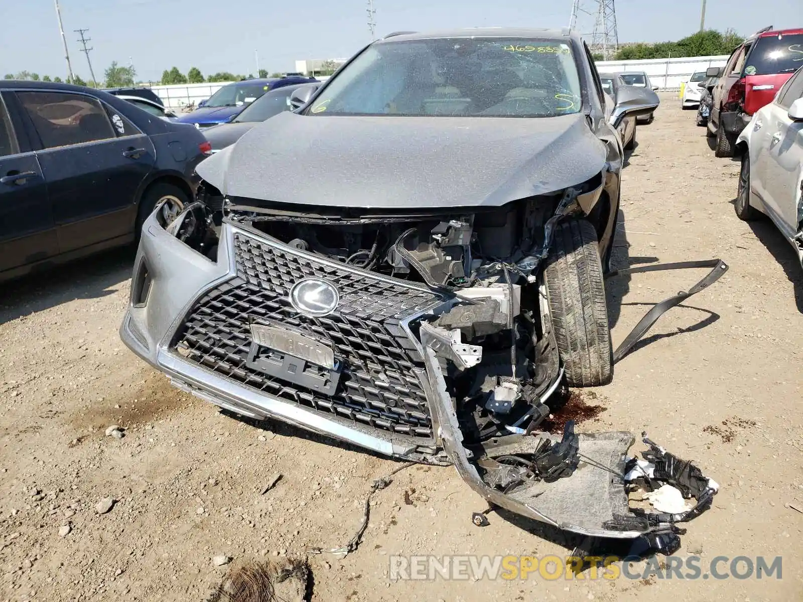 9 Photograph of a damaged car 2T2HZMDA2LC229885 LEXUS RX350 2020