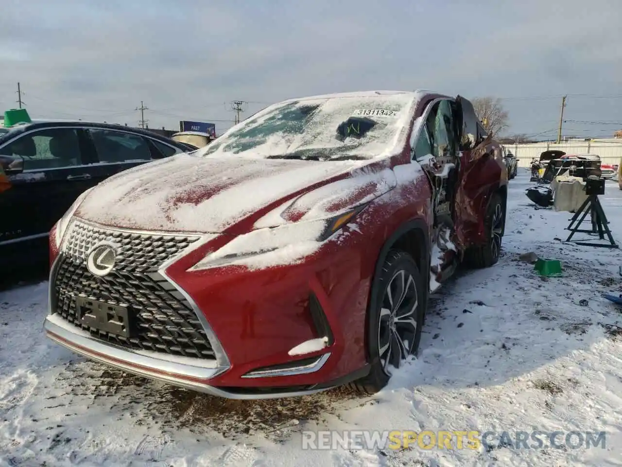 2 Photograph of a damaged car 2T2HZMDA2LC230311 LEXUS RX350 2020