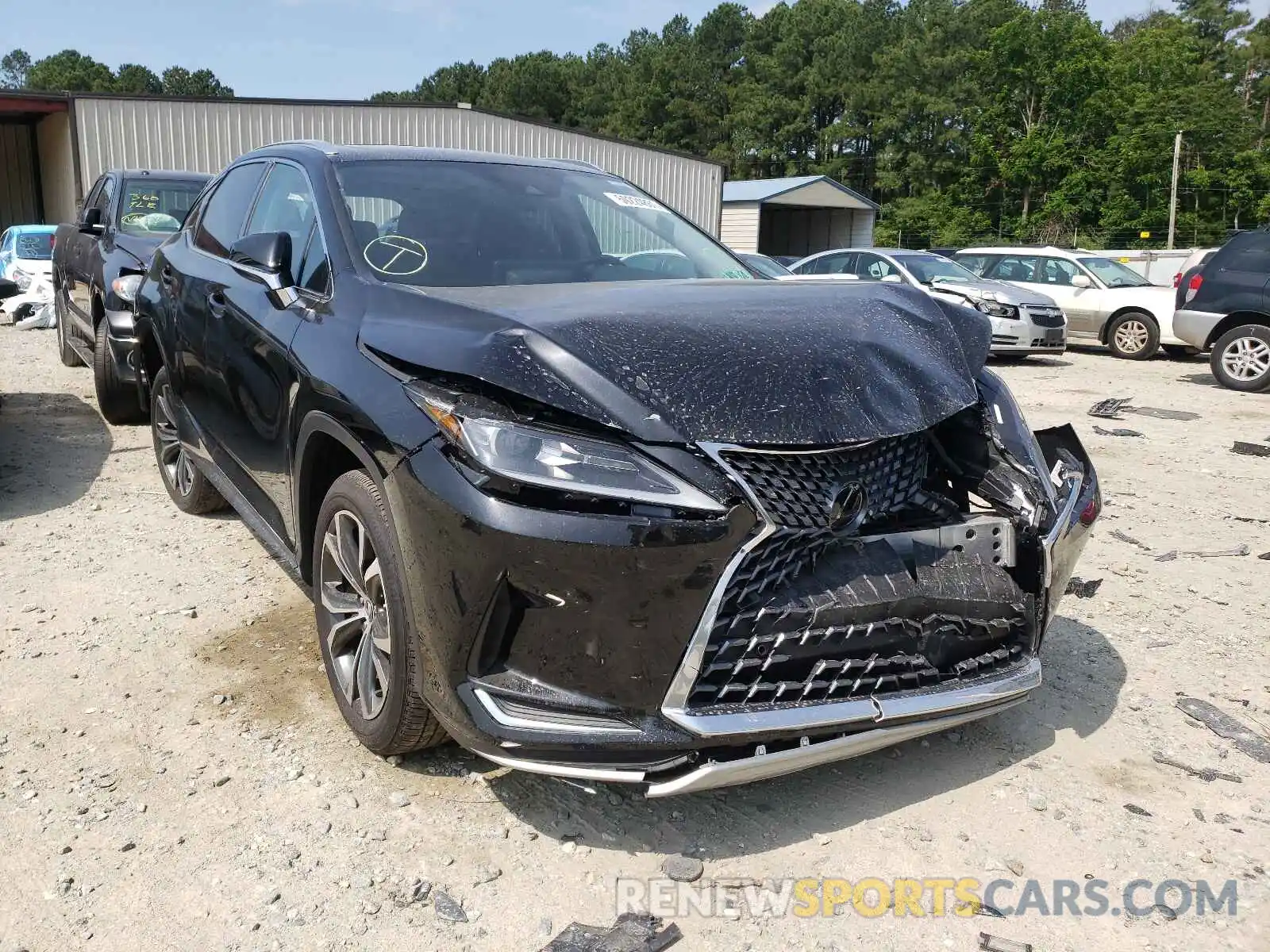 1 Photograph of a damaged car 2T2HZMDA2LC231264 LEXUS RX350 2020