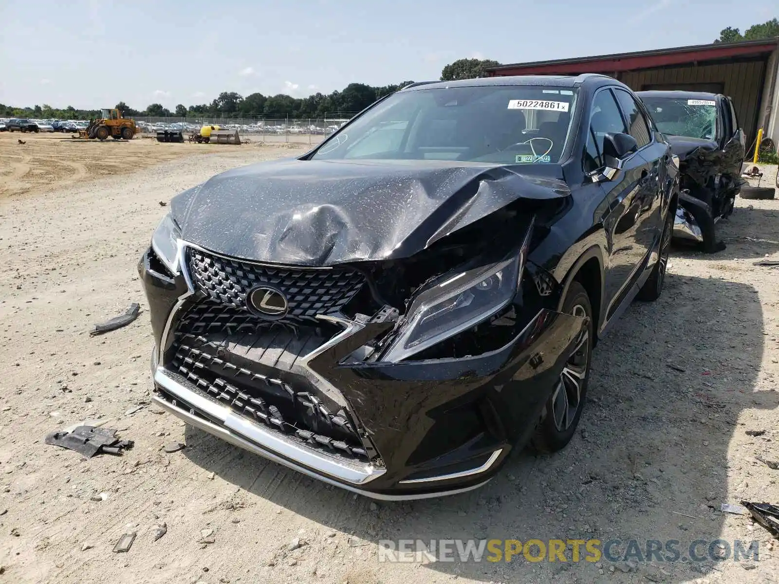 2 Photograph of a damaged car 2T2HZMDA2LC231264 LEXUS RX350 2020