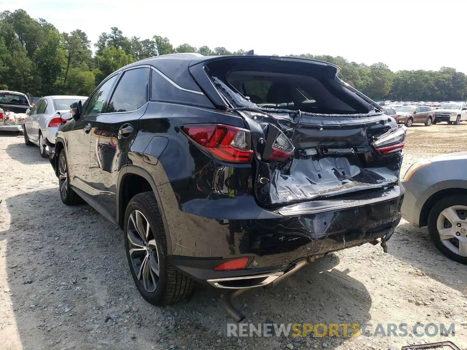 3 Photograph of a damaged car 2T2HZMDA2LC231264 LEXUS RX350 2020