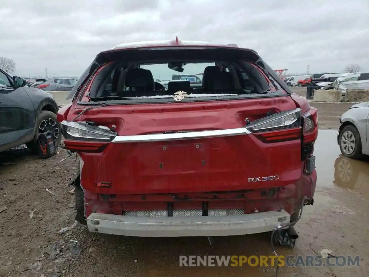 6 Photograph of a damaged car 2T2HZMDA2LC232723 LEXUS RX350 2020