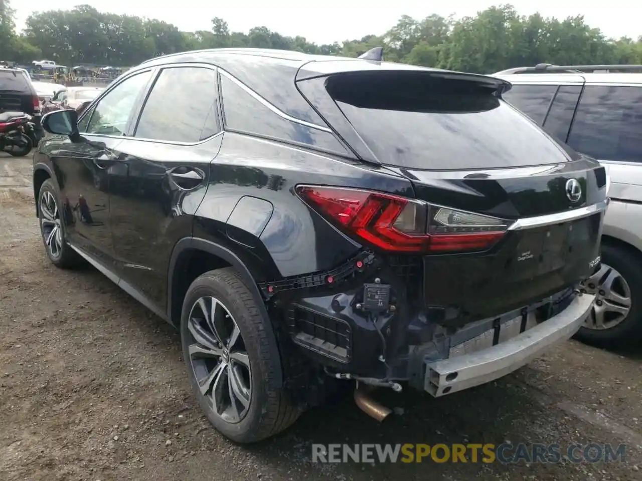 3 Photograph of a damaged car 2T2HZMDA2LC233869 LEXUS RX350 2020