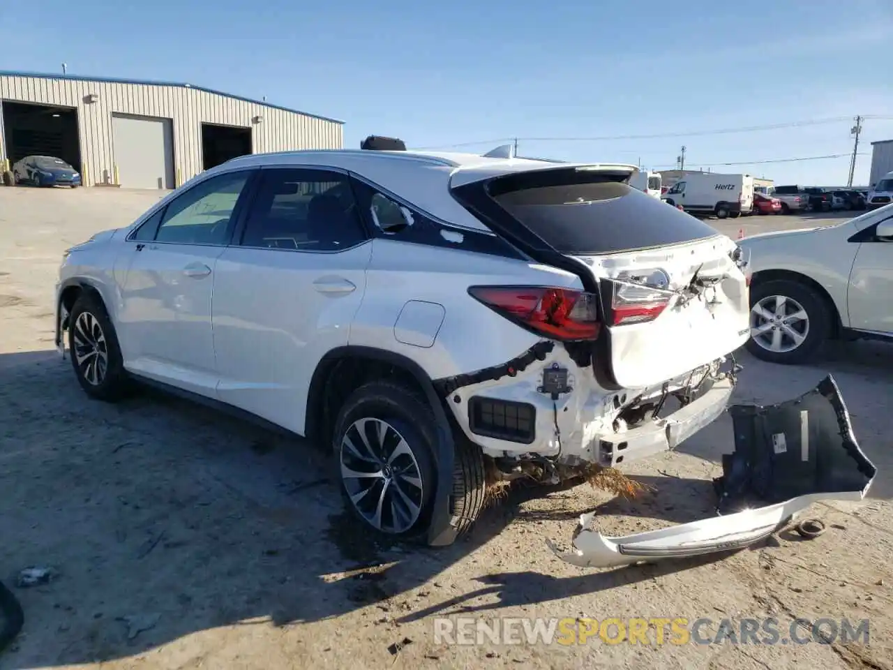 3 Photograph of a damaged car 2T2HZMDA2LC239414 LEXUS RX350 2020