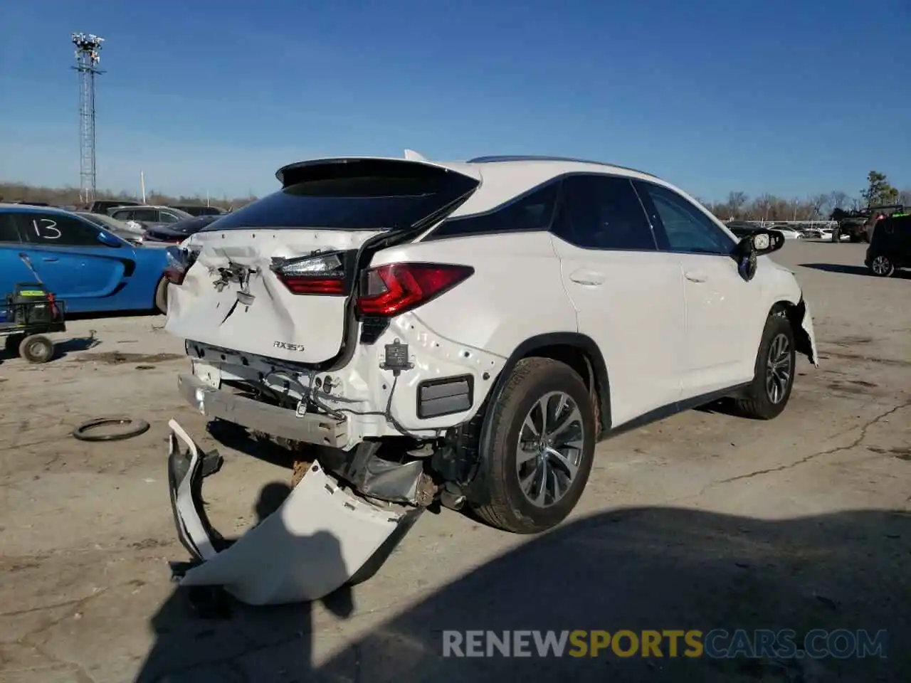 4 Photograph of a damaged car 2T2HZMDA2LC239414 LEXUS RX350 2020